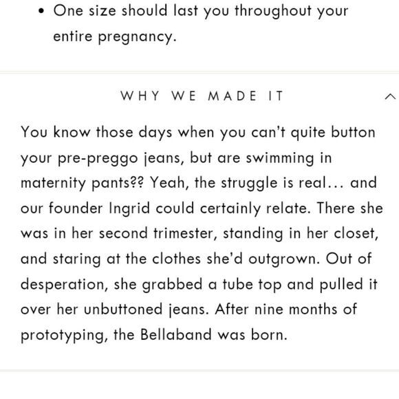 BellaBand Maternity Belly Band in White Size 2 - Picture 15 of 16